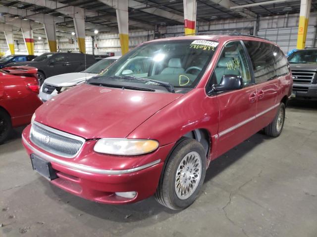 1C4GP64L1VB489487 - 1997 CHRYSLER TOWN & COU RED photo 2