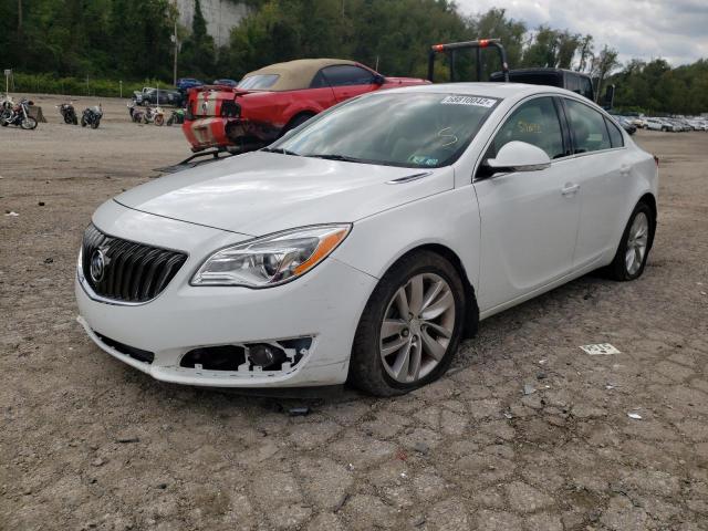 2G4GK5EX1G9107775 - 2016 BUICK REGAL WHITE photo 2