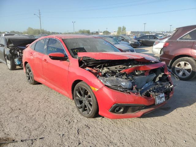 2HGFC2F81KH506737 - 2019 HONDA CIVIC SPOR RED photo 1