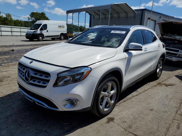 WDCTG4GBXKJ607148 - 2019 MERCEDES-BENZ GLA 250 4M WHITE photo 2