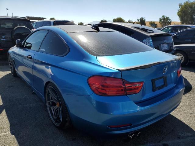 WBA3N3C57FK232290 - 2015 BMW 428 I BLUE photo 3