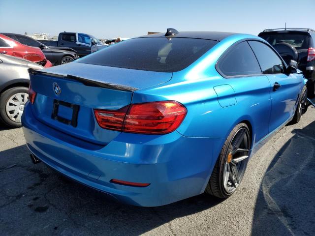 WBA3N3C57FK232290 - 2015 BMW 428 I BLUE photo 4