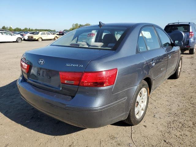 5NPET46C09H517241 - 2009 HYUNDAI SONATA GLS GRAY photo 4