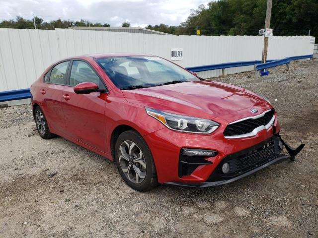 3KPF24ADXKE022515 - 2019 KIA FORTE FE RED photo 1