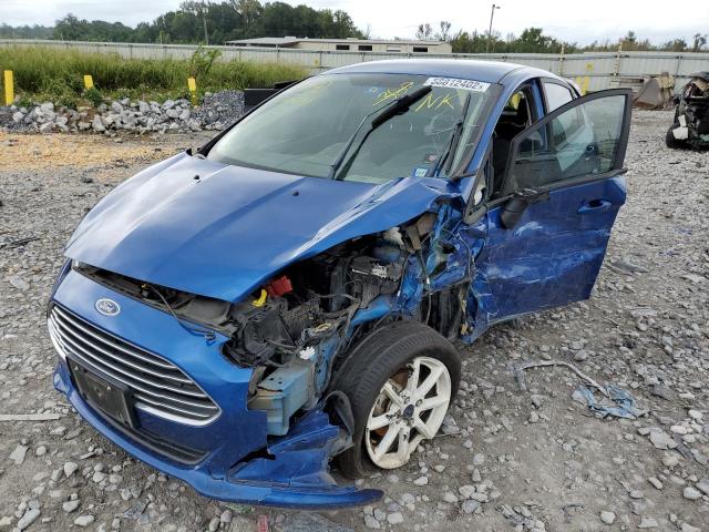 3FADP4EJ0JM106281 - 2018 FORD FIESTA SE BLUE photo 2