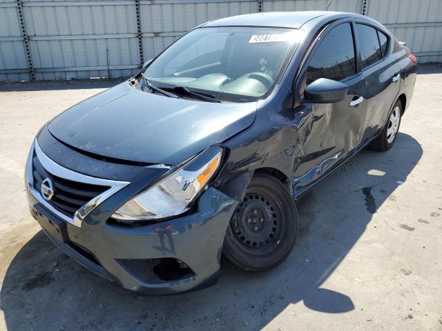 3N1CN7AP5HL839551 - 2017 NISSAN VERSA S BLUE photo 2