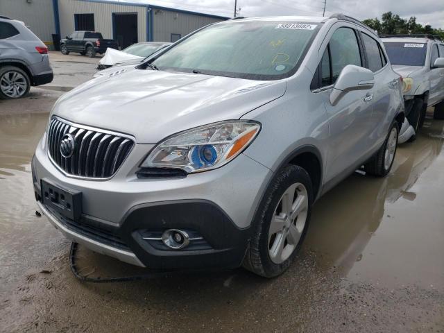 KL4CJFSB2FB270950 - 2015 BUICK ENCORE CON SILVER photo 2