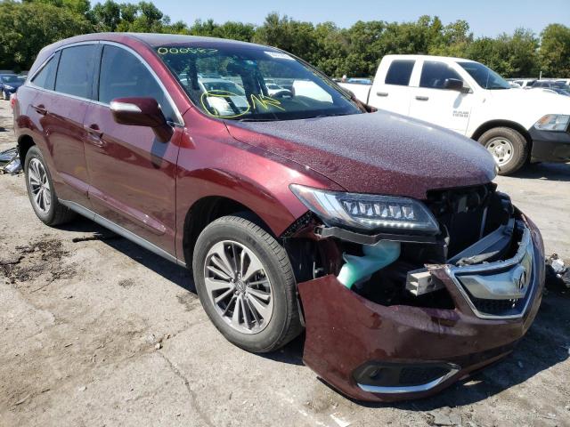 5J8TB3H77JL000587 - 2018 ACURA RDX ADVANC BURGUNDY photo 1