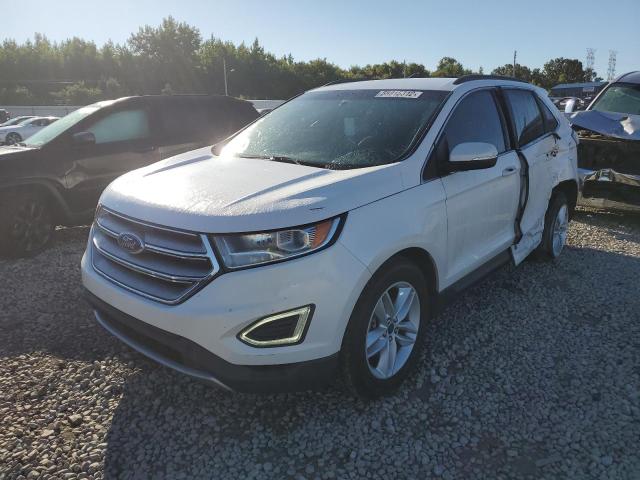 2FMTK3J94FBB04290 - 2015 FORD EDGE SEL WHITE photo 2