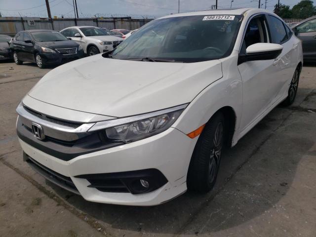 JHMFC1F73JX005681 - 2018 HONDA CIVIC EXL Biały zdjęcie 2