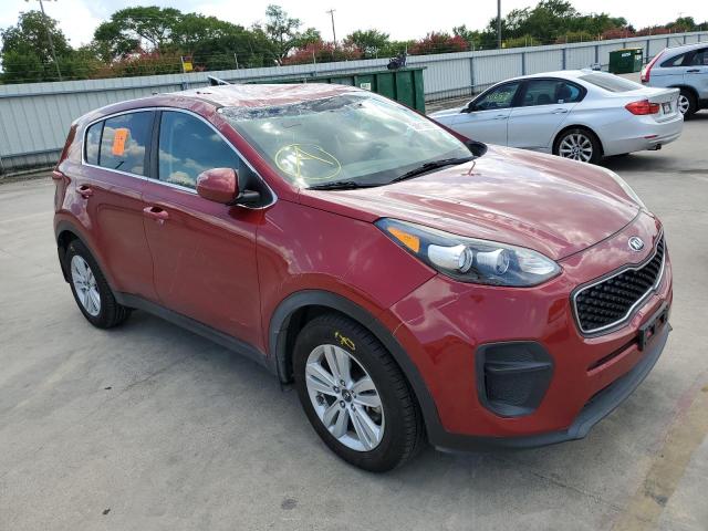 KNDPM3AC1H7135326 - 2017 KIA SPORTAGE L RED photo 1