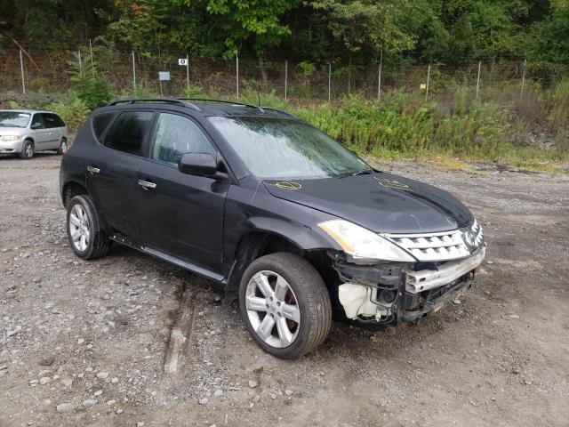 JN8AZ08W76W510441 - 2006 NISSAN MURANO SL BLACK photo 1