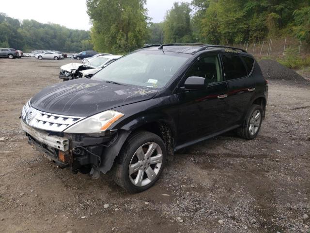 JN8AZ08W76W510441 - 2006 NISSAN MURANO SL BLACK photo 2