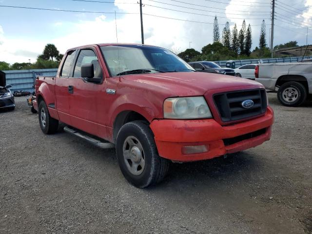 1FTRX02W85KC60484 - 2005 FORD F150 RED photo 1