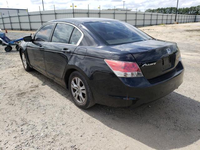 1HGCP26379A095798 - 2009 HONDA ACCORD LX BLACK photo 3