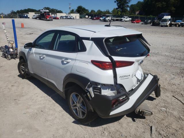 KM8K1CAAXLU472651 - 2020 HYUNDAI KONA SE WHITE photo 3