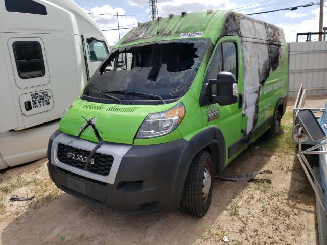 3C6TRVCG3KE543319 - 2019 RAM PROMASTER GREEN photo 2