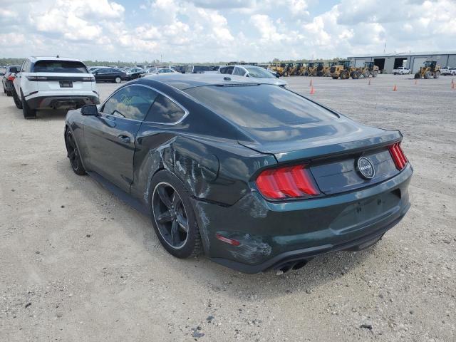 1FA6P8K07K5501092 - 2019 FORD MUSTANG BU GREEN photo 3