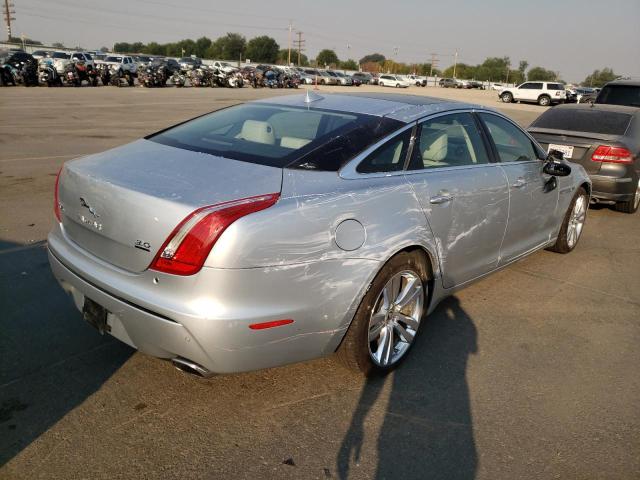 SAJWJ2GD6D8V49447 - 2013 JAGUAR XJL PORTFO SILVER photo 4