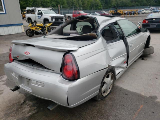 2G1WX12K1Y9253896 - 2000 CHEVROLET MONTE CARL ვერცხლისფერი ფოტო 4