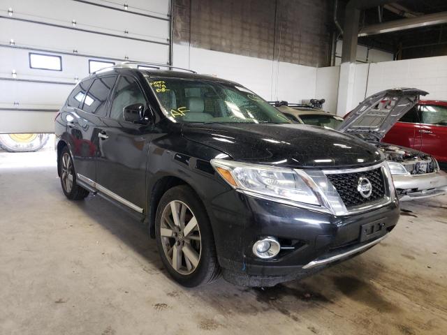 5N1AR2MN5EC642937 - 2014 NISSAN PATHFINDER BLACK photo 1