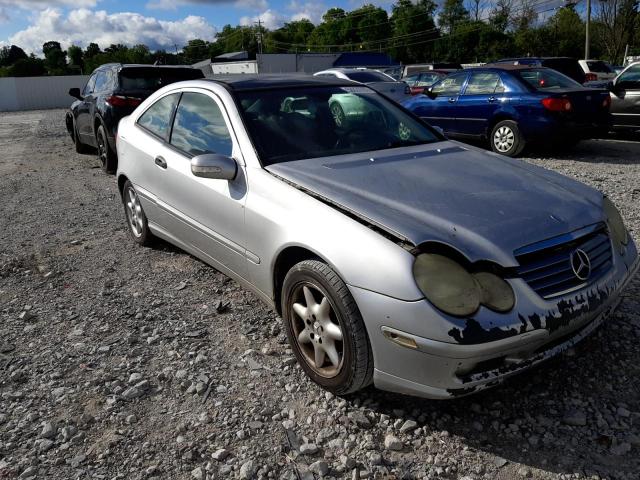 WDBRN47J72A251463 - 2002 MERCEDES-BENZ C 230K SPO SILVER photo 1