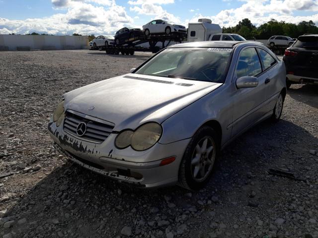 WDBRN47J72A251463 - 2002 MERCEDES-BENZ C 230K SPO SILVER photo 2