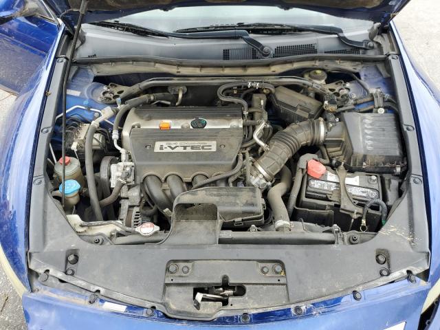 1HGCS12818A016733 - 2008 HONDA ACCORD EXL BLUE photo 7