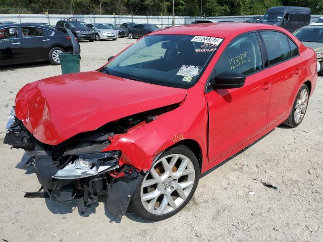3VW2K7AJ5EM355153 - 2014 VOLKSWAGEN JETTA BASE 红色 照片 2