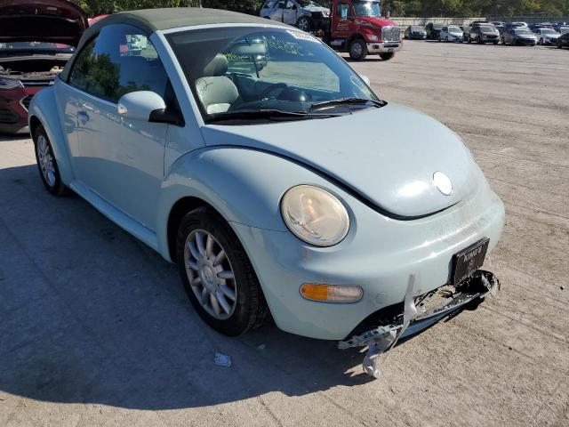 3VWCM31Y65M355893 - 2005 VOLKSWAGEN NEW BEETLE 蓝色 照片 1