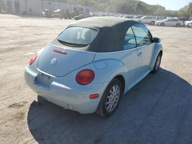3VWCM31Y65M355893 - 2005 VOLKSWAGEN NEW BEETLE 蓝色 照片 4