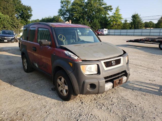 5J6YH28514L001213 - 2004 HONDA ELEMENT EX ORANGE photo 1