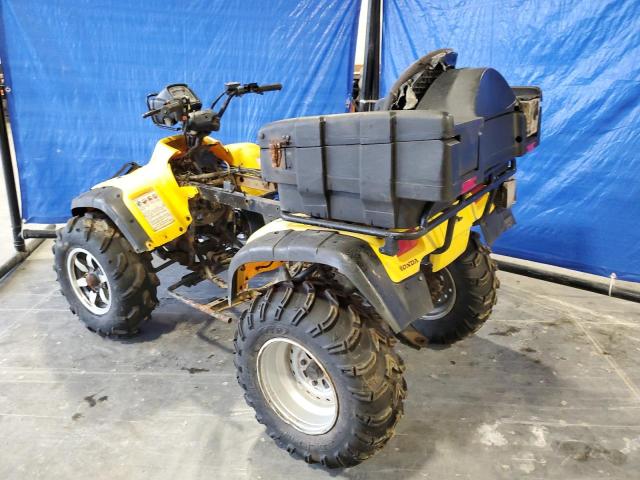 478TE1524NA401270 - 1992 HONDA TRX300 FW YELLOW photo 3