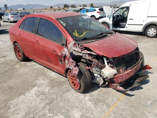 JTDBT923981215944 - 2008 TOYOTA YARIS BURGUNDY photo 1