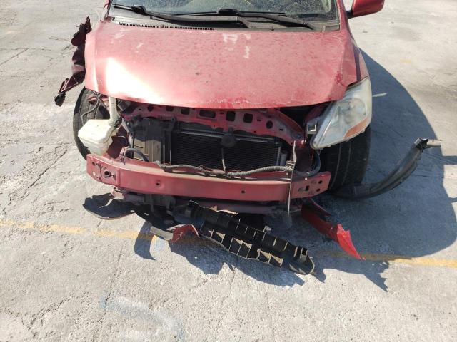 JTDBT923981215944 - 2008 TOYOTA YARIS BURGUNDY photo 9