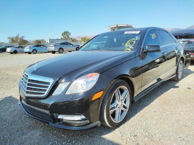 WDDHF5KB6DA660496 - 2013 MERCEDES-BENZ E 350 BLACK photo 2