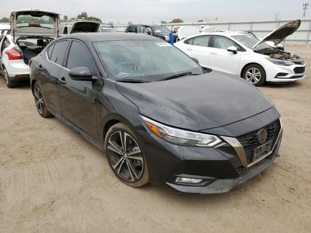 3N1AB8DV7LY218968 - 2020 NISSAN SENTRA SR BLACK photo 1