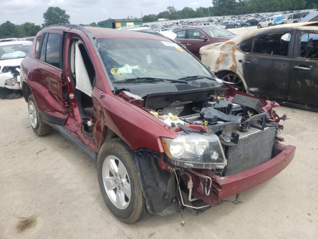 1C4NJCBA4ED572943 - 2014 JEEP COMPASS SP BURGUNDY photo 1