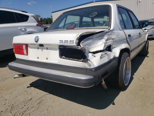 WBAAE5400G1690301 - 1986 BMW 325 E WHITE photo 4