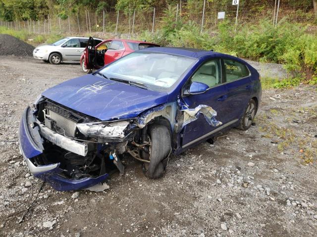 KMHC85LC5LU206416 - 2020 HYUNDAI IONIQ SEL BLUE photo 2