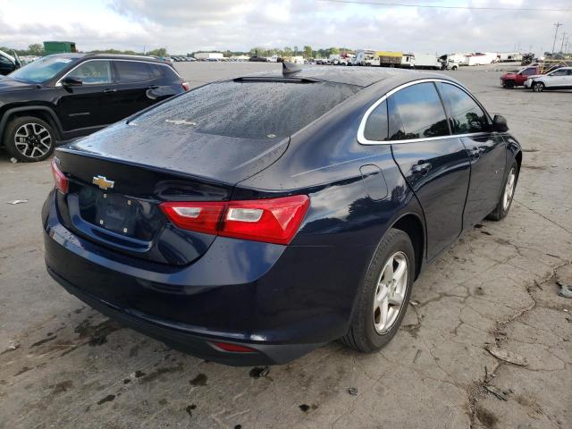 1G1ZB5ST0HF290909 - 2017 CHEVROLET MALIBU LS BLUE photo 4