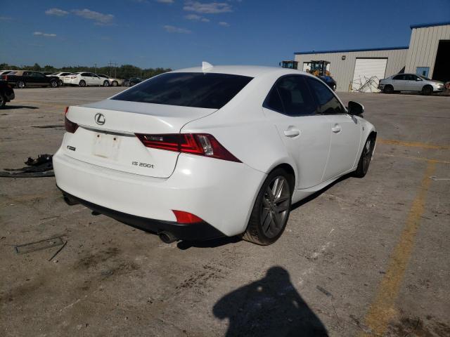 JTHBA1D26G5001947 - 2016 LEXUS IS 200T WHITE photo 4