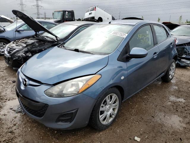 JM1DE1KY0E0171995 - 2014 MAZDA MAZDA2 SPO 蓝色 照片 2