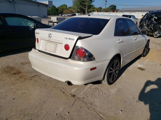 JTHBD182410033852 - 2001 LEXUS IS 300 WHITE photo 4