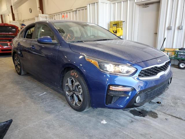 3KPF24AD5ME288754 - 2021 KIA FORTE FE BLUE photo 1