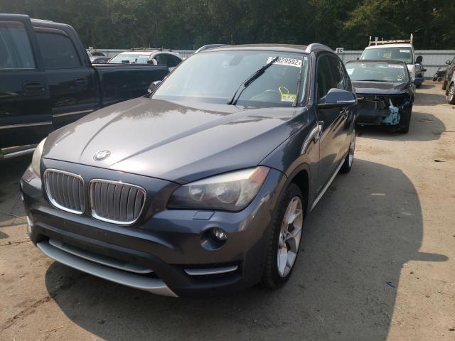 WBAVL1C50EVY21990 - 2014 BMW X1 XDRIVE2 GRAY photo 2