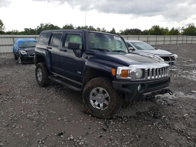 5GTDN13E978101509 - 2007 HUMMER H3 BLUE photo 1