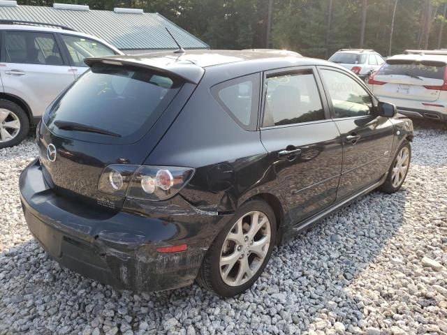 JM1BK344491188630 - 2009 MAZDA 3 S BLACK photo 4