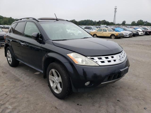 JN8AZ08W74W317719 - 2004 NISSAN MURANO BLACK photo 1