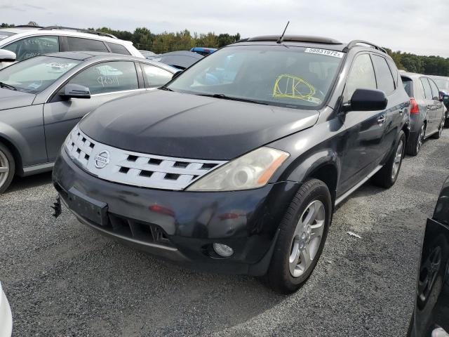 JN8AZ08W74W317719 - 2004 NISSAN MURANO BLACK photo 2